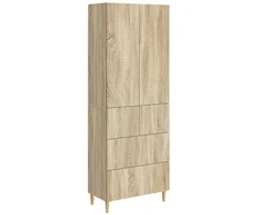 Spintelė 2 pcs Sonoma ąžuolas 66 x 34,5 x 90 cm