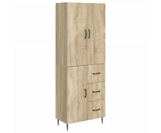 Spintelė 2 pcs Sonoma ąžuolas 66 x 34,5 x 89,5 cm