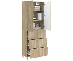 Spintelė 2 pcs Sonoma ąžuolas 66 x 34,5 x 90 cm