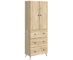 Spintelė 2 pcs Sonoma ąžuolas 66 x 34,5 x 90 cm