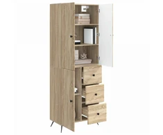 Spintelė 2 pcs Sonoma ąžuolas Apdirbta mediena