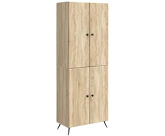 Spintelė 2 pcs Sonoma ąžuolas Apdirbta mediena