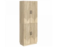 Spintelė 2 pcs Sonoma ąžuolas Apdirbta mediena