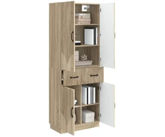 Spintelė 2 pcs Sonoma ąžuolas Apdirbta mediena