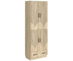 Spintelė 2 pcs Sonoma ąžuolas Apdirbta mediena