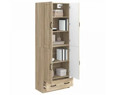 Spintelė 2 pcs Sonoma ąžuolas Apdirbta mediena