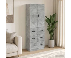 Spintelė 2 vnt. 66 x 34,5 x 87 cm Apdirbta mediena Betono pilka