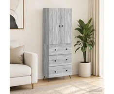 Spintelė 2 vnt. 66 x 34,5 x 90 cm Apdirbta mediena Pilka Sonoma