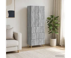Spintelė 2 vnt. 66 x 34,5 x 90 cm Apdirbta mediena Pilka Sonoma