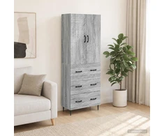 Spintelė 2 vnt. 66 x 34,5 x 90 cm Apdirbta mediena Pilka Sonoma