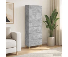 Spintelė 2 vnt. 66 x 34,5 x 90 cm Apdirbta mediena Betono pilka