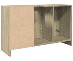 Spintelė praustuvui, ąžuolo, 90x29x55cm, apdirbta mediena