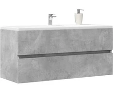 Spintelė praustuvui, betono pilkos spalvos, 100x38,5x45cm, MDP