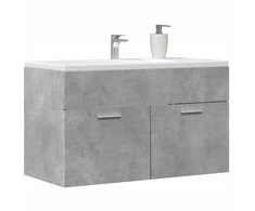 Spintelė praustuvui, betono pilkos spalvos, 80x38,5x46cm, MDP