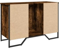 Spintelė praustuvui, dūminė, 91x35x60cm, apdirbta mediena