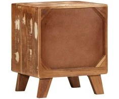 Spintelė prie lovos 40x32x46 cm Regeneruota medžio masyvo