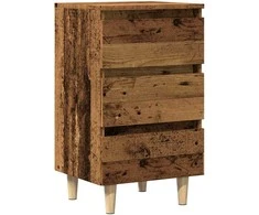 Spintelė prie lovos Old Wood 40x35x69 cm Engineered Wood