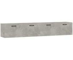Spintelės, 2vnt., betono pilkos, 100x36,5x35cm, mediena