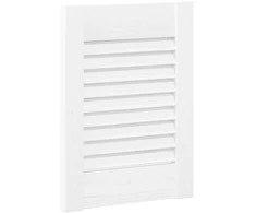 Spintelės durys su durimis 2 vnt. Balta 69 x 49,4 cm