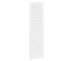 Spintelės durelės, 2vnt., baltos, 99x29,5cm, žaliuzių dizaino