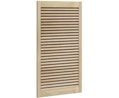 Spintelės durys su durimis Natūrali 110 x 2,1 x 59,5 cm
