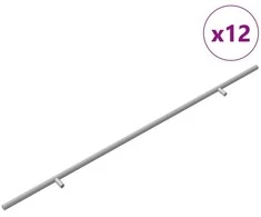 Spintelės rankena 12 pcs Sidabro 700 mm Nerūdijantis Plienas