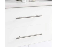 Spintelės rankena 12 pcs Sidabro 300 mm Nerūdijantis Plienas