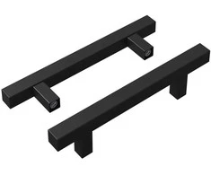 Spintelės rankena 2 pcs Juoda 150 x 12,3 x 35,2 mm