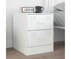 Spintelės Rankenos 12 pcs Balta 85 x 45 mm Metalas
