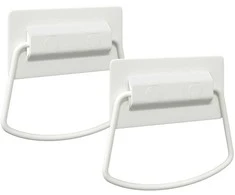 Spintelės Rankenos 2 pcs Balta 85 x 45 mm Metalas