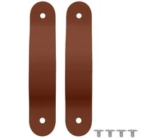 Spintelės Rankenos 2 pcs Ruda 140 x 25 x 2,3 mm PU