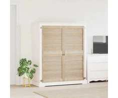 Spintelės durys su durimis 2 pcs Natūrali 140,5 x 2,1 x 59,5 cm