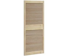 Spintelės durys su durimis 2 pcs Natūrali 140,5 x 2,1 x 59,5 cm