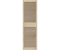 Spintelės durys su durimis 2 pcs Natūrali 170 x 2,1 x 49,5 cm