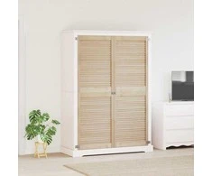 Spintelės durys su durimis 2 pcs Natūrali 170 x 2,1 x 59,5 cm