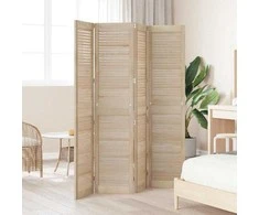 Spintelės durys su durimis 4 pcs Natūrali 170 x 2,1 x 39,5 cm