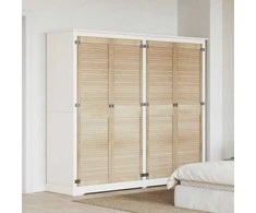 Spintelės durys su durimis 4 pcs Natūrali 170 x 2,1 x 49,5 cm