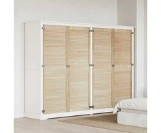 Spintelės durys su durimis 4 pcs Natūrali 170 x 2,1 x 59,5 cm