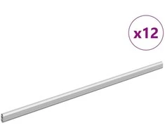 Spintos strypas 12 pcs Sidabro 664 x 15 x 29 mm
