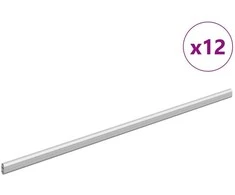 Spintos strypas 12 pcs Sidabro 764 x 15 x 29 mm