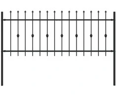 Spyruoklinė tvora Asten Juoda 200 x 130 cm