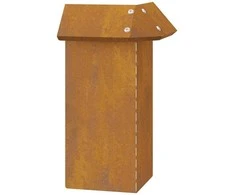 Sraigių tvora 13,5 x 13,5 x 25 cm Rūdijanti