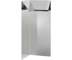 Sraigių tvora 10 x 10 x 25 cm Cinkuota plienas Sidabro