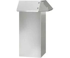 Sraigių tvora Sidabro 13,5 x 13,5 x 25 cm Cinkuota plienas