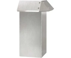 Sraigių tvora Sidabro 13,5 x 13,5 x 25 cm Nerūdijantis Plienas