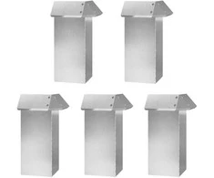 Sraigių tvoros 16 pcs 100 x 3,5 x 25 cm Nerūdijantis Plienas