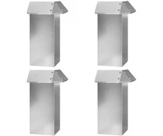 Sraigių tvoros 8 vnt. 100 x 3,5 x 25 cm Cinkuota plienas