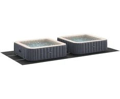 Baseino dugno plėvelė Reguliuojamas Juoda 640 x 321 x 0,1 cm