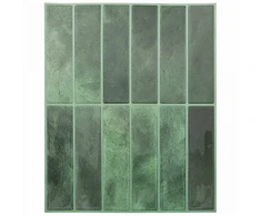 Stačiakampė plytelė 20 pcs Tamsiai žalia 29 x 23 x 0,08 cm
