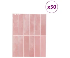 Stačiakampė plytelė 50 pcs Rožinė 29 x 23 x 0,08 cm